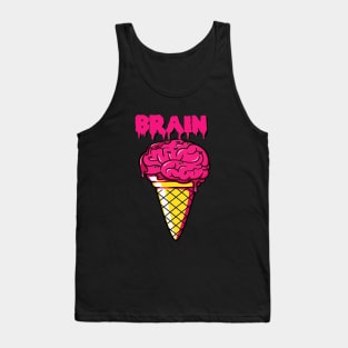 Ice Cream Brain Tank Top